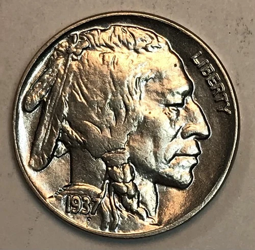 1937 P BUFFALO NICKEL! GEM BU+++! PRETTY EXAMPLE! SO BEYOND COOL! WOW! NR #K3064