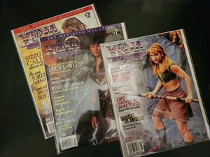 Xena Warrior Princess Magazine 1 2 4 NM Unread Posters 1998 Topps