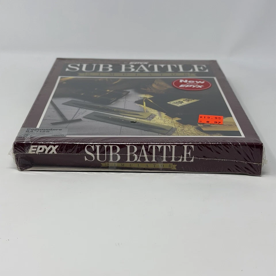 Sub Battle Simulator By EPYX The Masters Collection Commodore 64/128 NEW Sealed - Image 3 of 4