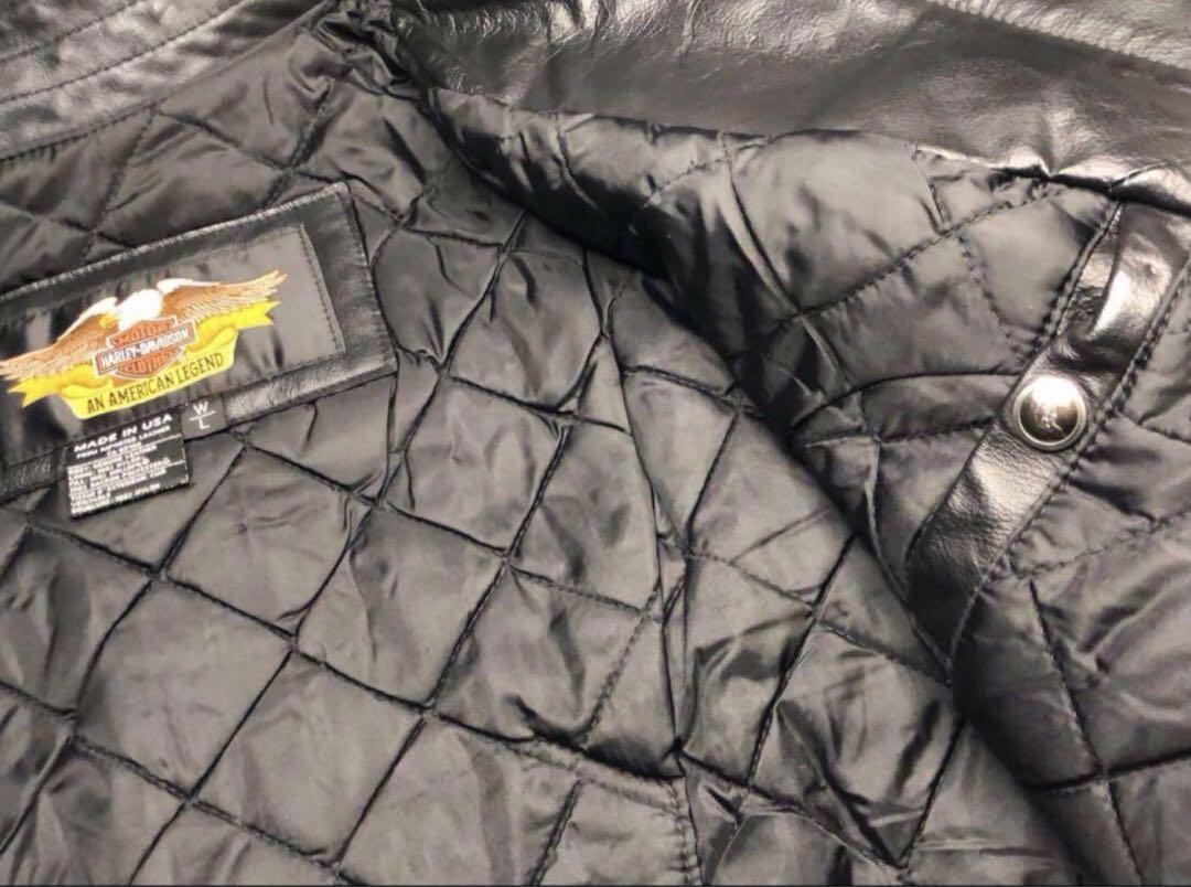 [Rare] HARLEY-DAVIDSON Willie G Design Leather Riders Jacket [WL/Black] From JP image 10
