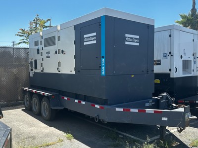 2022 Atlas Copco QAS700VD 600KW Tier 4FINAL Generator CARB certified. 2k Hrs