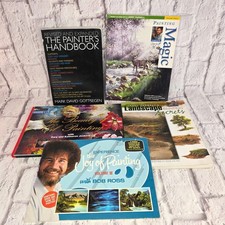 Mixed Lot Of 5 Painting Instruction Book By Jenkins Bob Ross Jerry Yarnell READ