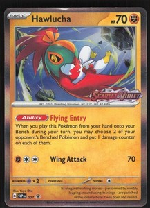 Hawlucha 007 Prerelease Promo Scarlet & Violet