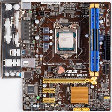 Asus H81M-D PLUS LGA1150 MicroATX Motherboard DDR3 UEFI Windows 10 Gaming Ready