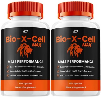 (2 Pack) Bio X Cell for Men Capsules   BioXCell Vitamin Complex Pills, Energy