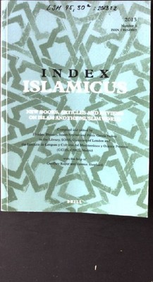 Index Islamicus - new Books, Articles and Reviews on Islam and the Musli 1430519