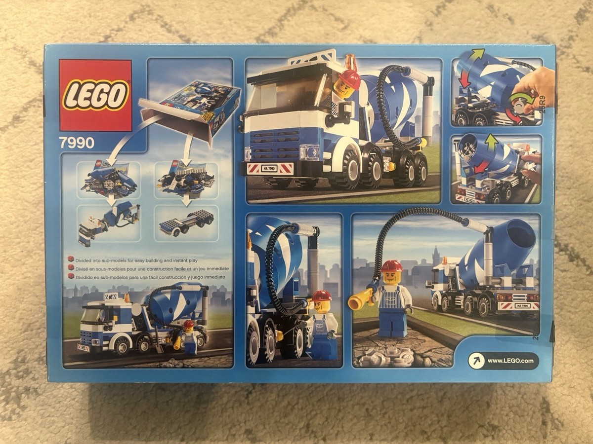 レゴ。コンクリートミキサー。7990 LEGO City Cement Mixer 7990 Build & Review - YouTube
