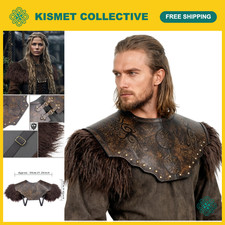 Medieval Leather Breastplate Viking Chest Armor - Authentic Costume Gear, LARP R