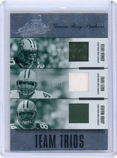 eBay 1/1 GAME USED WORN Brett Favre Green Walker 2004 Absolute Jersey Patch /100