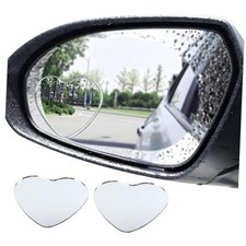 2PCS Heart Shaped Blind Spot Mirror for Cars, HD Glass Car Blind Spot Mirrors,