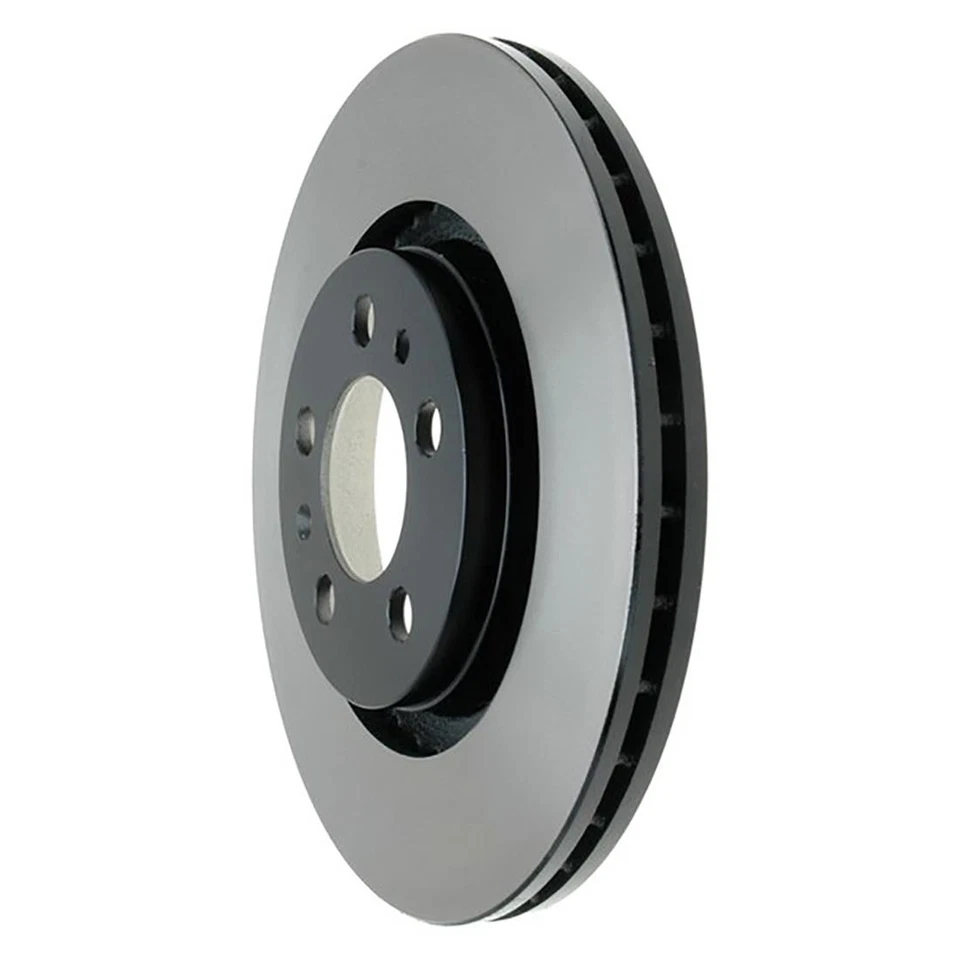 Kit de rotores de freno delanteros + pastillas de cerámica y herrajes para Volkswagen Beetle 2000-2005 Foto 3 de 4