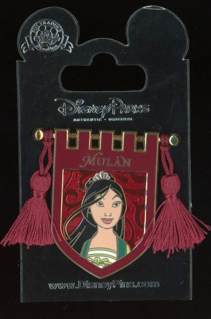 Disneyland Princess Tapestry Tassles Mulan Disney Pin 121752