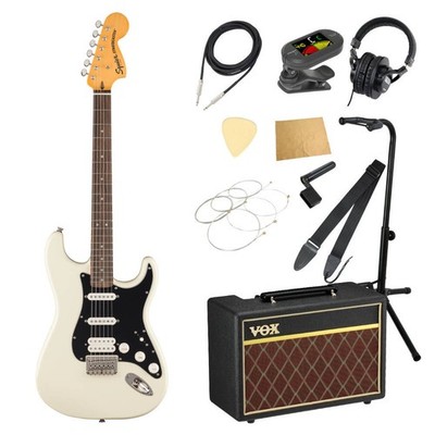 Squier by Fender Classic Vibe '70s Stratocaster HT HSS LRL OWT with VOX amp - 11