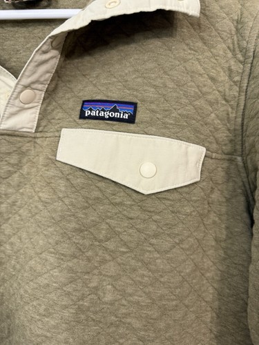 Patagonia Stepppullover Snap-T Bio Damen mittelbraun/weiß Mängel - Bild 10 von 10