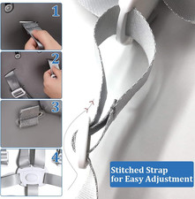 Cuscino Per Seggiolone Con Imbracatura A 5 Punti - Rivestimento In Cotone, Morbido E Sicuro - Foto 7