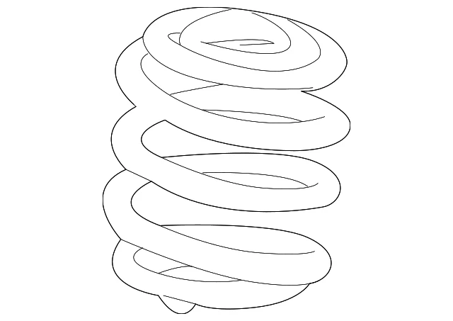 Muelle helicoidal trasero genuino GM 22714392 Foto 2 de 3