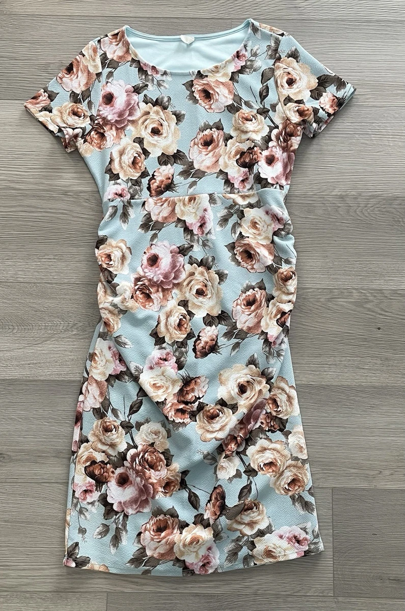 Maternity Short Sleeve Floral Dresses Bodycon for sale | eBay