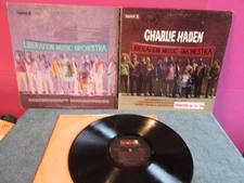 Charlie Haden lp liberation music impulse vinyl record PROMO jazz gatefold 1973