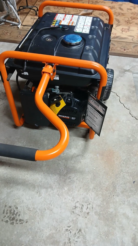 Generac GP7500E Generator 7500 / 9375 Starting Watts - Image 3 of 4