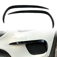 Schwarz Front Stoßstange Flosse Flaps für Mercedes Benz GLB X247 2020-2021