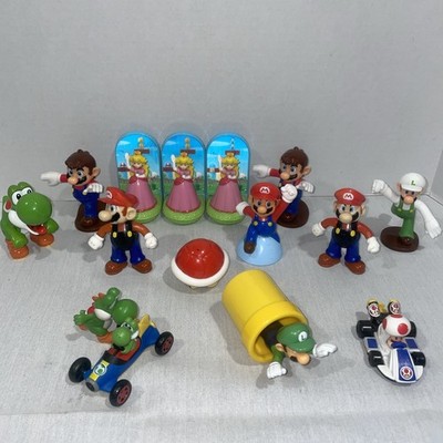 Lot of 15 (Mario misc) Super Mario Brothers Nintendo official /McHappy Meal Toys
