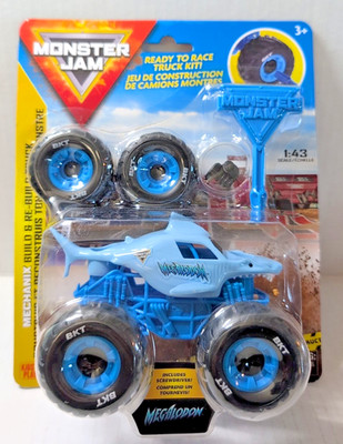 Monster Jam Megalodon Mechanix 1:43 Truck Kit Ready to Race NEW!