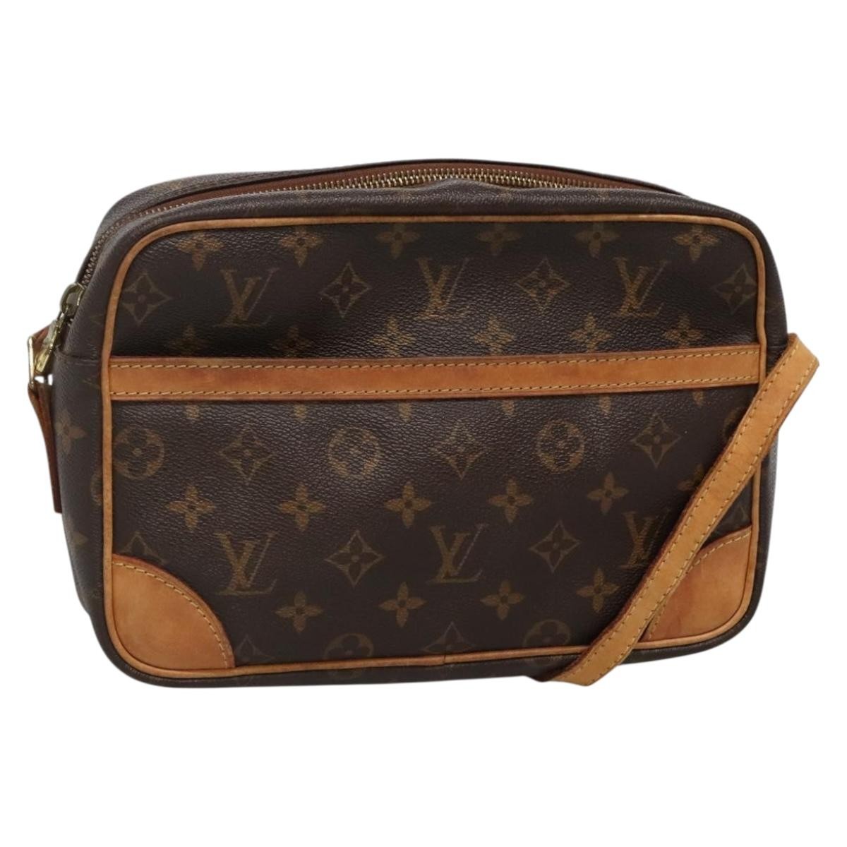 LOUIS VUITTON Monogram Trocadero 27 Shoulder Bag M51274 Authentic LV