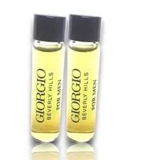 GIORGIO Beverly Hills VIP SPECIAL RESERVE 1ml Cologne Men Splash ( Lot of 2)