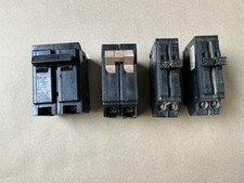 Lot of 4 American Westinghouse Circuit Breakers 100A 60A 30A 20A 2-Pole Used