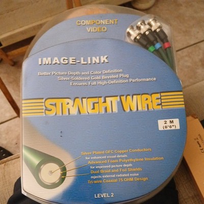 Straight Wire Image-Link Two Meter ( 6'6'') Component Video Cable Level 2