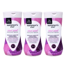 3 Pack Summers Eve Cleansing Wash Island Splash 9 Oz Each