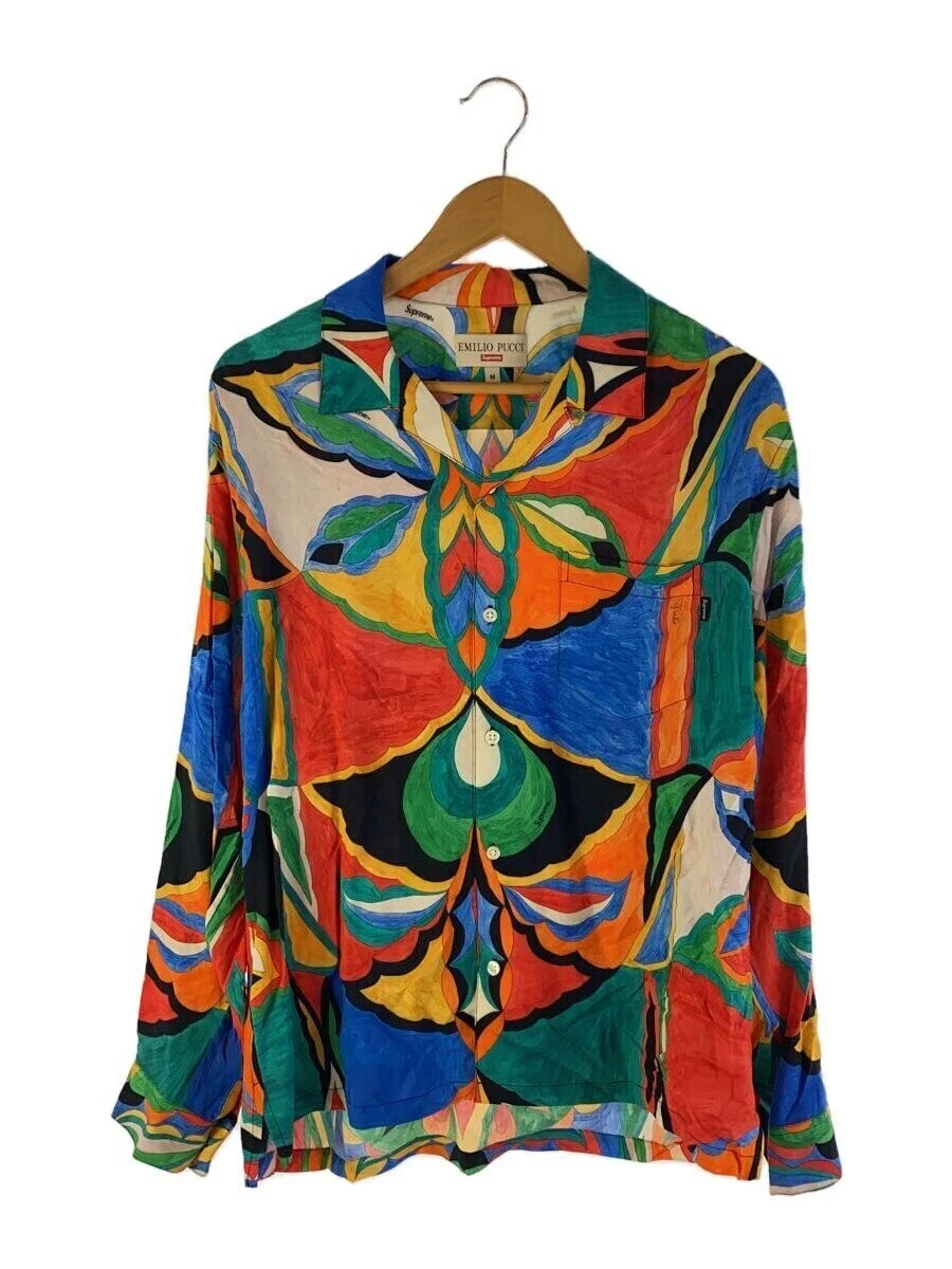 Chemise manches longues Supreme/M/rayonne/multicolore/motif salopette/