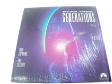 STAR TREK GENERATIONS TWO CAPTAINS ONE DETINY SHANTNER/STEWART NM-12"LASERDISC
