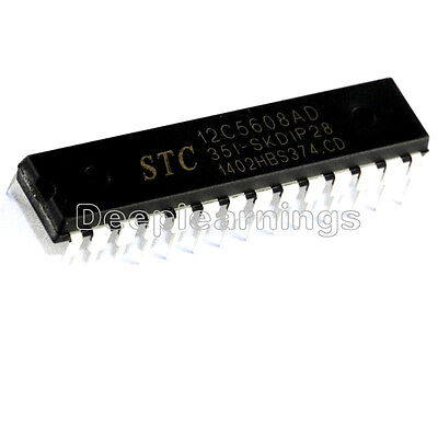 1/2/5PCS STC12C5608AD-35I-SKDIP28 STC12C5608AD-35I DIP-28 IC HIGH QUALITY