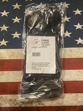 Black Military Cotton Dress Gloves Band Gloves Parade Gloves Waiter Gloves 44410