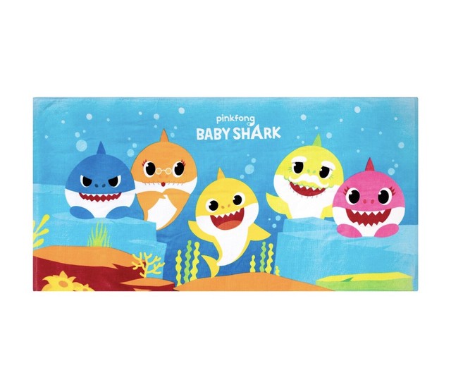 baby shark towel
