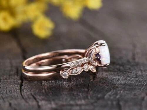 Opal bridal set deals