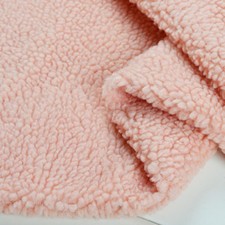 DIY Half Meter Sherpa Fleece Lining Fabric Lambskin Thermal Lined Material Sew