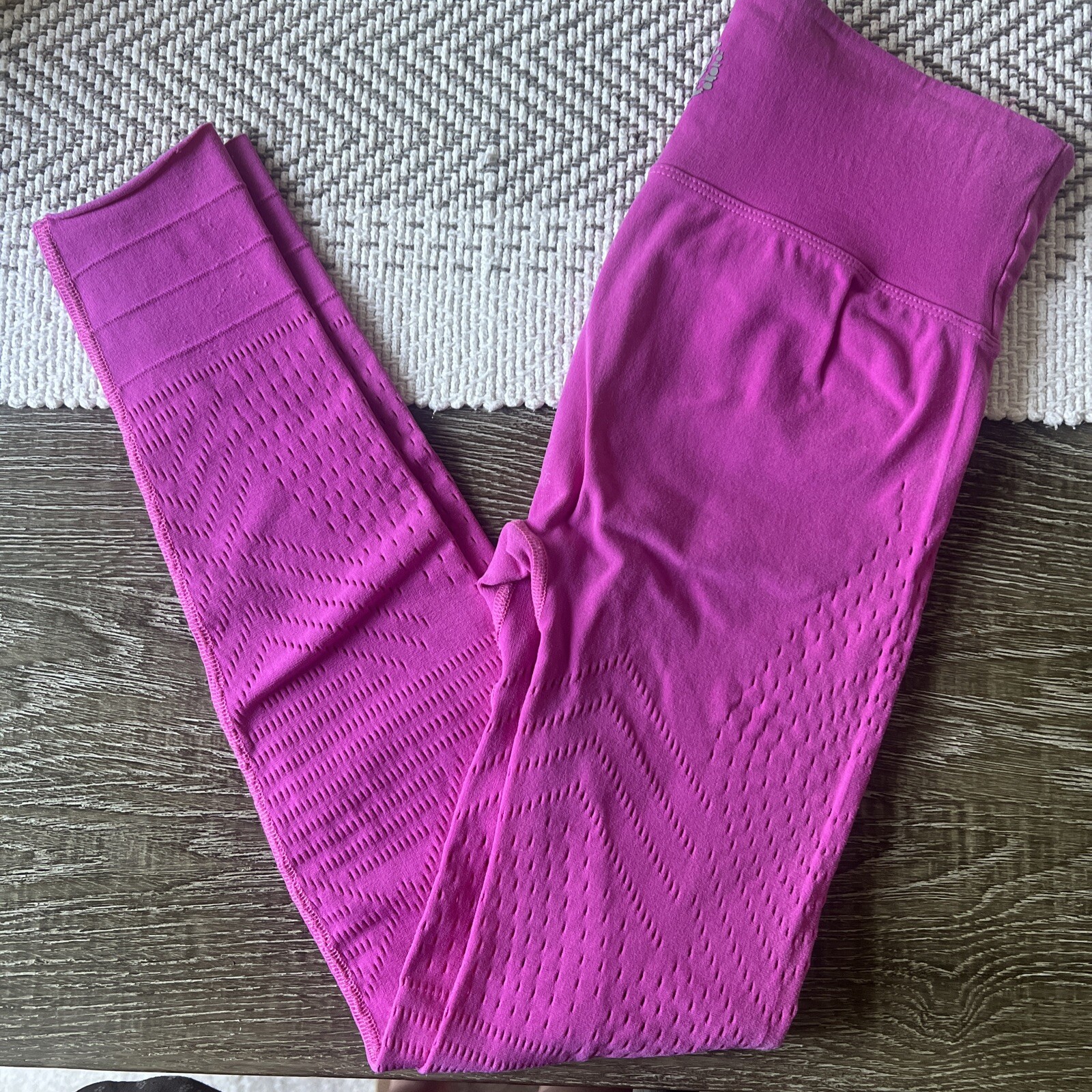 Legging Free People Movement XS Rose Cropé, Actifwear Doux, Parfait Pour Le Sport Ou Le Chill