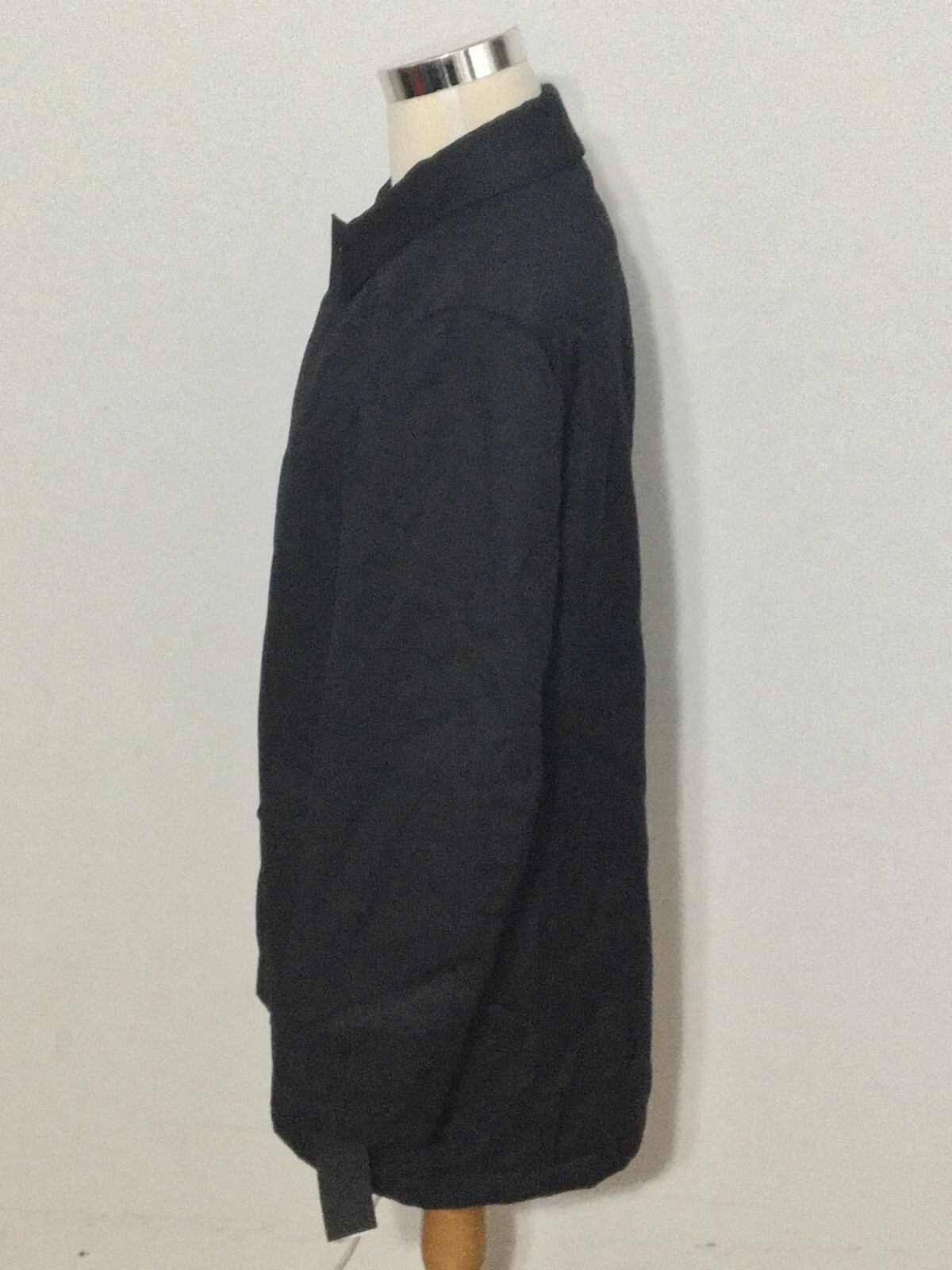 NWT Men's GALLOTTI Lightweight Lined Rain Jacket, 52 IT, 42 US, Black image 3