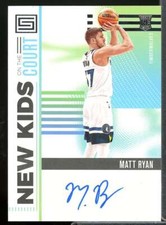 Matt Ryan Rookie 2022-23 Panini Chronicles New Kids on the Court Autographs #2 