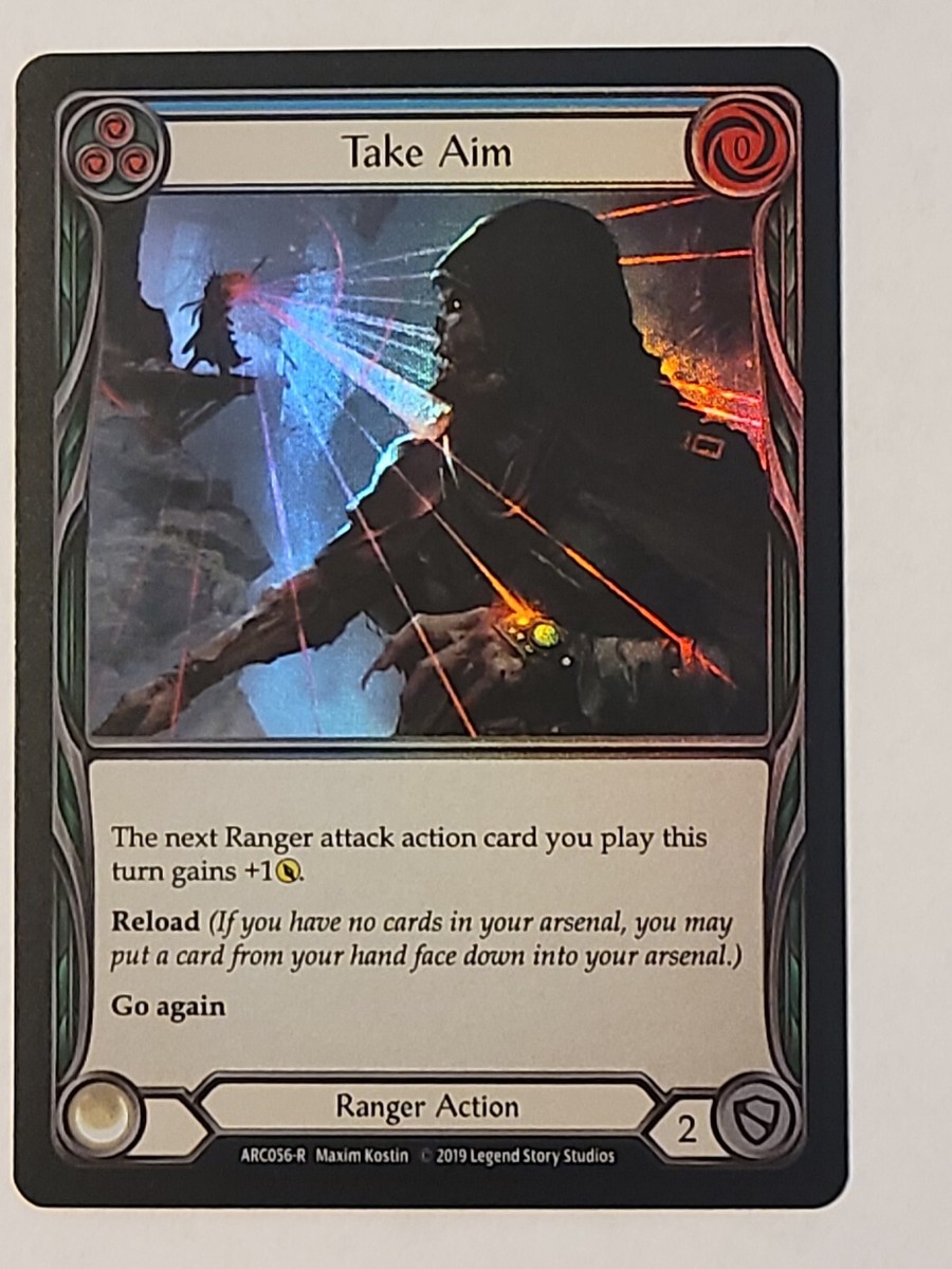 Take Aim Foil (Blue) Rare Arcane Rising 1st Edition FAB | eBay