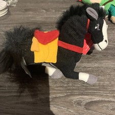 Disney Store Bean Bag Plush - KHAN Mulan  8 inch - Mint with Tag