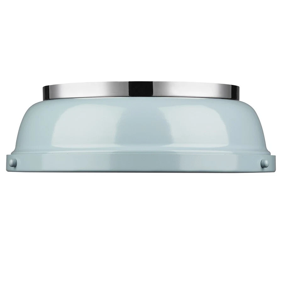 Golden Lighting Duncan Flush Mount Chrome 3602 14CH SF eBay