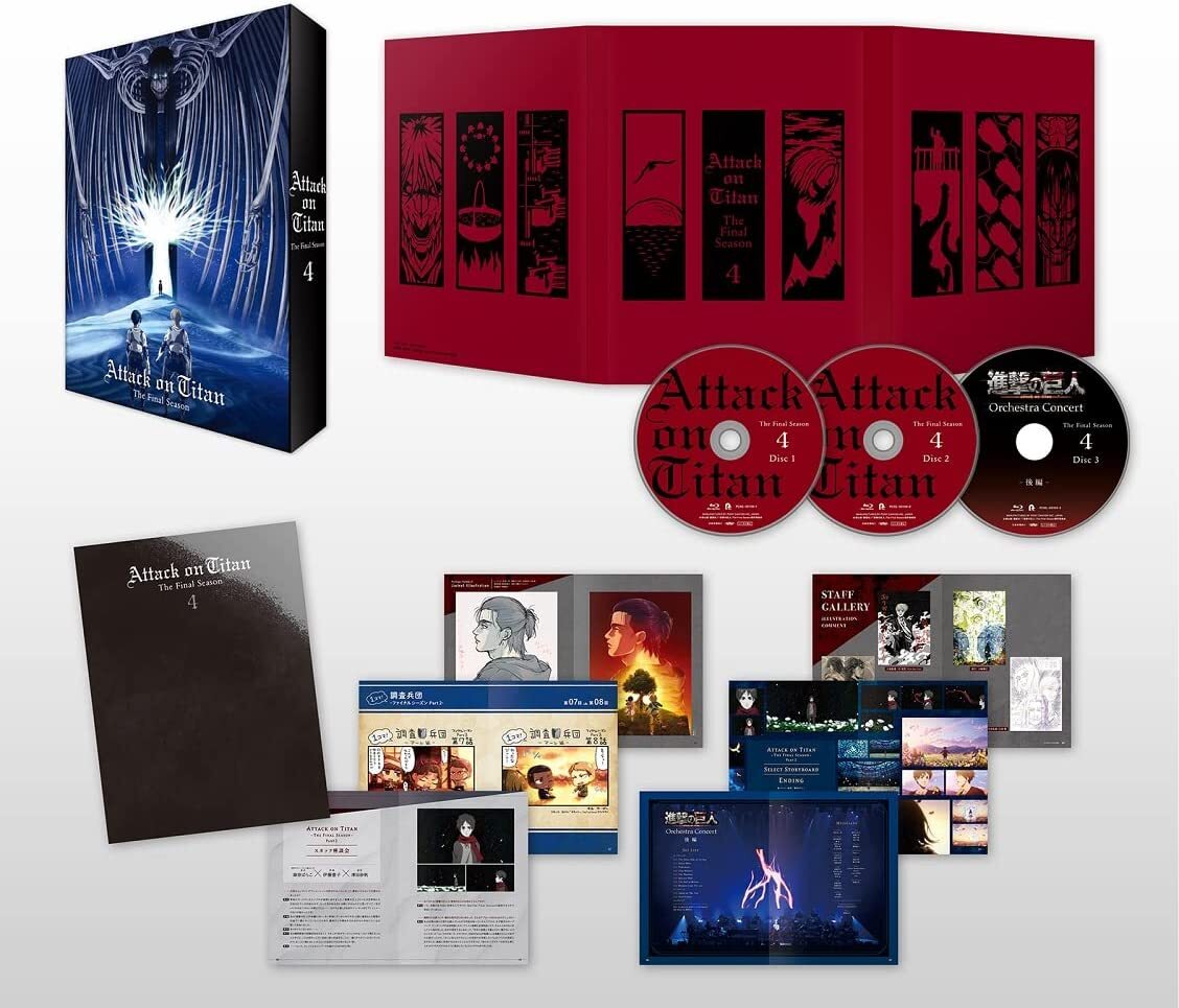 Attack on Titan The Final Season Vol.4 Limited Edition Blu-ray
