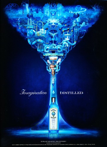 BOMBAY GIN AD #50 RARE 2013 OUT OF PRINT - 第 1/1 張圖片