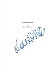 David O. Russell Signed Autographed AMERICAN HUSTLE Full Movie Script COA VD