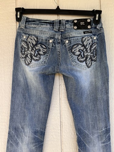 Miss Me by Buckle Rhinestone Denim 