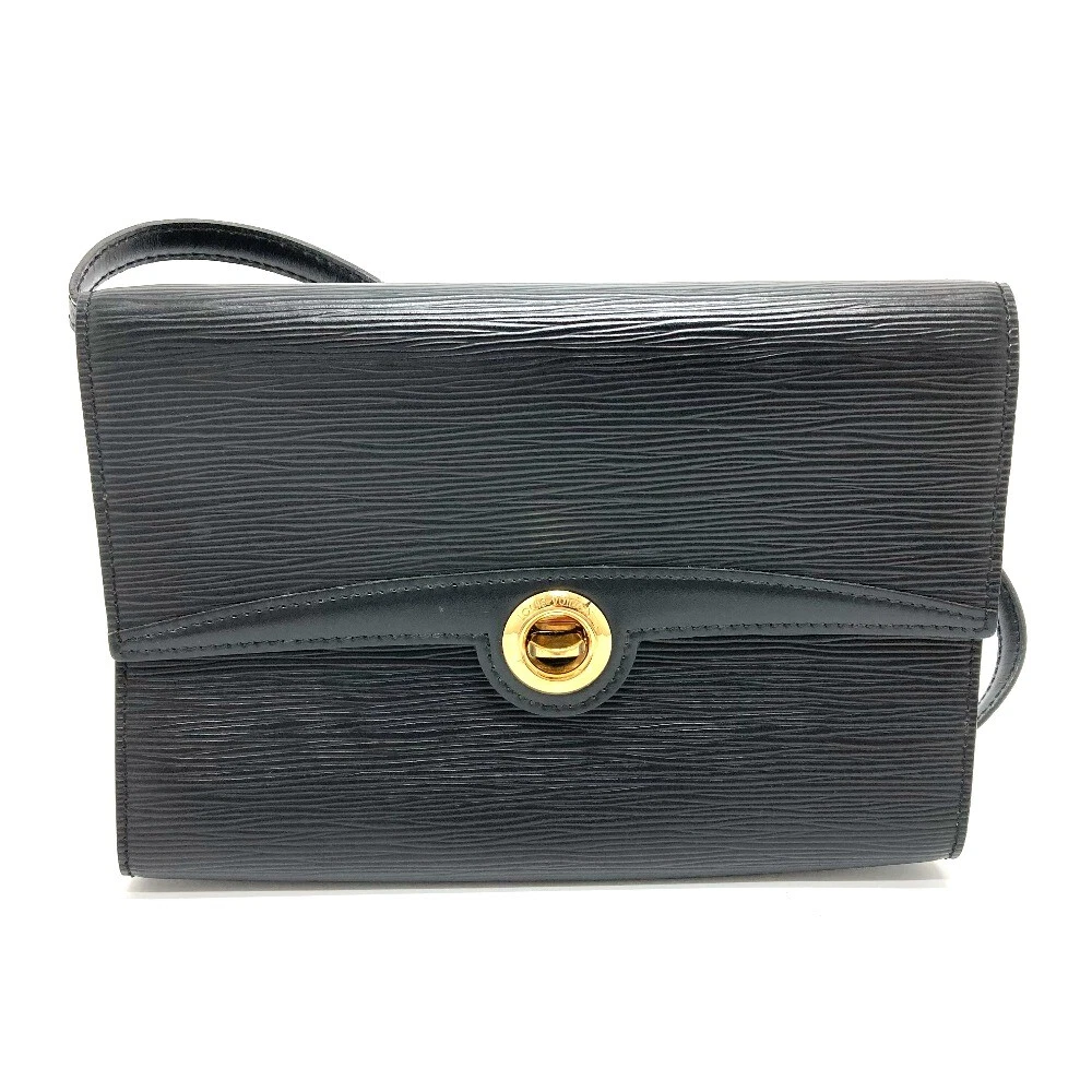 Louis Vuitton Vintage Louis Vuitton Arche Black Epi Leather Clutch