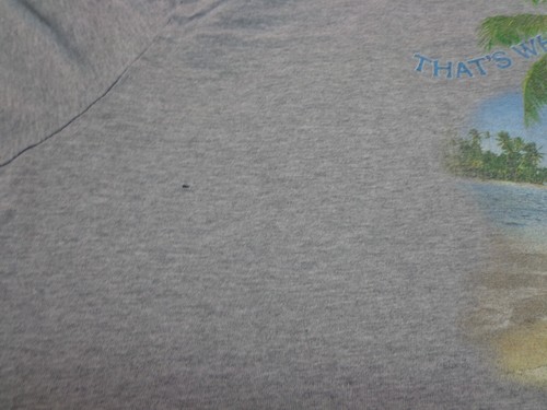 Tommy Bahama T-Shirt 'That's What Fronds Are For' Gray Size 2XL FLAWS - Picture 10 of 11